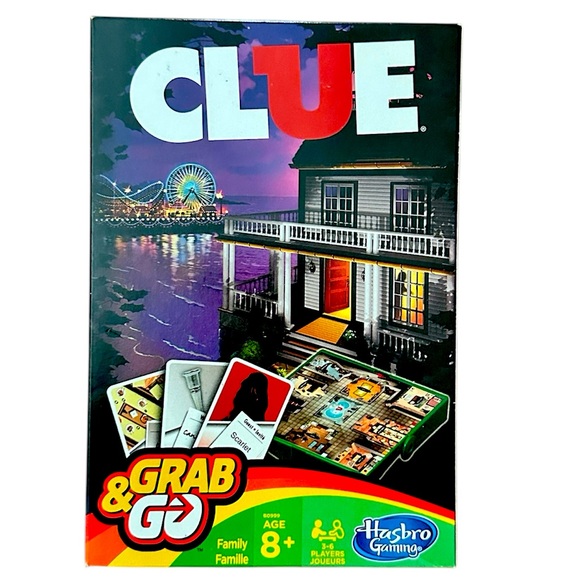 Clue Grab & Go Game by Hasbro - Picture 1 of 2